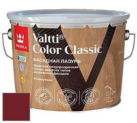 Краска Tikkurila Valtti Color Classic лазурь колеруемая для деревянного фасада цвет RAL 3004 