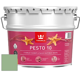 Краска Tikkurila Euro Pesto 10 эмаль цвет NCS S 2030-G20Y 