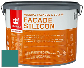 Краска Tikkurila Facade Silicon краска фасадная цвет NCS S 4040-B60G 
