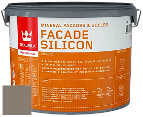 Краска Tikkurila Facade Silicon краска фасадная цвет Q705 