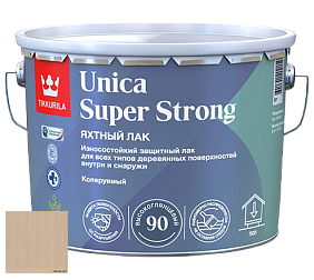 Краска Tikkurila Unica Super Strong (высокоглянцевый) лак яхтный цвет 3467 Имбирь