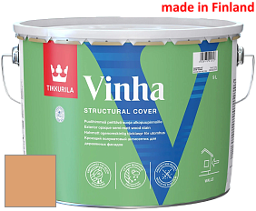 Краска Tikkurila Vinha кроющий антисептик для деревянных фасадов цвет V403 Саванна