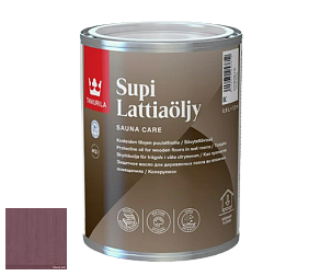 Краска Tikkurila Supi Lattiaöljy защитный состав для сауны цвет 3461 Слива