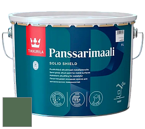 Краска Tikkurila Panssarimaali краска по металлу цвет 0357 Трава