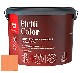 Краска Tikkurila Pirtti Color колеруемая морилка для дерева цвет 3458 Мандарин