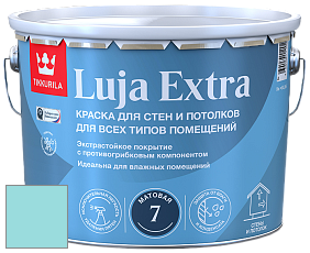 Краска Tikkurila Luja Extra 7 матовая краска для влажных помещений цвет NCS S 0530-B30G 