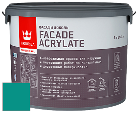 Краска Tikkurila Facade Acrylate краска внутренних и наружных работ цвет NCS S 3050-B60G 