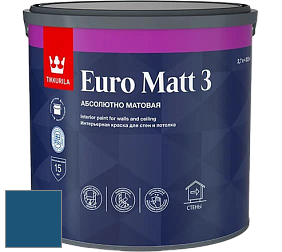 Краска Tikkurila Euro Matt 3 краска для стен и потолков цвет M361 