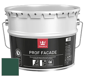 Краска Tikkurila Euro Prof Facade краска фасадная цвет RAL 6028 