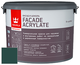 Краска Tikkurila Facade Acrylate краска внутренних и наружных работ цвет L369 