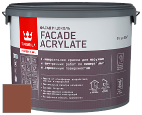 Краска Tikkurila Facade Acrylate краска внутренних и наружных работ цвет D106 