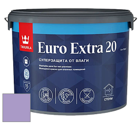 Краска Tikkurila Euro Extra 20 краска для стен и потолков цвет K343 