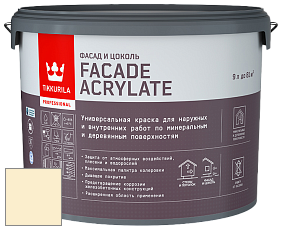 Краска Tikkurila Facade Acrylate краска фасадная цвет G307 