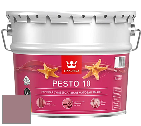 Краска Tikkurila Euro Pesto 10 эмаль цвет NCS S 4020-R10B 