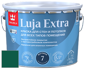 Краска Tikkurila Luja Extra 7 матовая краска для влажных помещений цвет NCS S 5540-B90G 