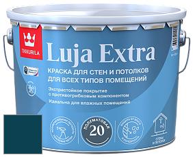 Краска Tikkurila Luja 20 Extra полуматовая краска для влажных помещений цвет RAL 5020 