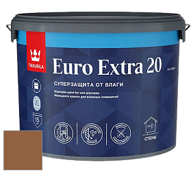 Краска Tikkurila Euro Extra 20 краска для стен и потолков цвет NCS S 5040-Y30R 