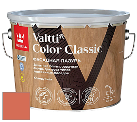 Краска Tikkurila Valtti Color Classic лазурь колеруемая для деревянного фасада цвет RAL 3022 