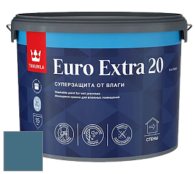 Краска Tikkurila Euro Extra 20 краска для стен и потолков цвет NCS S 5030-B 