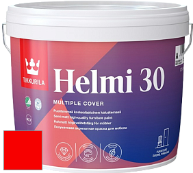 Краска Tikkurila Helmi 30 краска для мебели цвет RAL 3024 