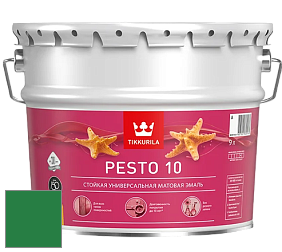 Краска Tikkurila Euro Pesto 10 эмаль цвет NCS S 3065-G10Y 