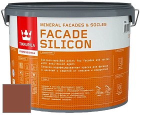 Краска Tikkurila Facade Silicon краска фасадная цвет D115 Vaskitsa