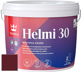 Краска Tikkurila Helmi 30 краска для мебели цвет RAL 3005 