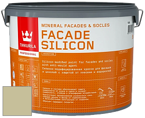 Краска Tikkurila Facade Silicon краска фасадная цвет Q587 