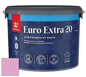 Краска Tikkurila Euro Extra 20 краска для стен и потолков цвет J338 Барби