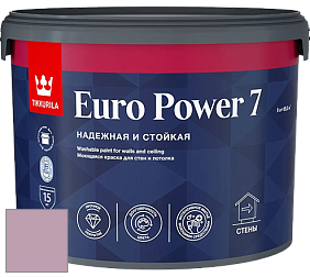 Краска Tikkurila Euro Power 7 краска для стен и потолков цвет X424 