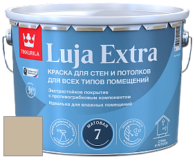 Краска Tikkurila Luja Extra 7 матовая краска для влажных помещений цвет V459 Канат