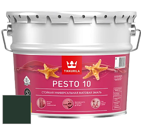Краска Tikkurila Euro Pesto 10 эмаль цвет RAL 6009 