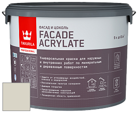Краска Tikkurila Facade Acrylate краска фасадная цвет 2687 Kuutar