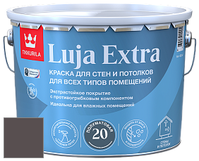 Краска Tikkurila Luja 20 Extra полуматовая краска для влажных помещений цвет V501 Гематит