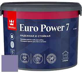 Краска Tikkurila Euro Power 7 краска для стен и потолков цвет S345 