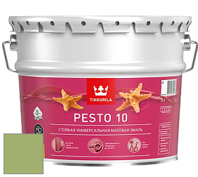 Краска Tikkurila Euro Pesto 10 эмаль цвет NCS S 2040-G40Y 