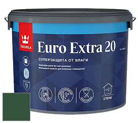 Краска Tikkurila Euro Extra 20 краска для стен и потолков цвет NCS S 6530-G10Y 