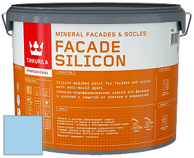 Краска Tikkurila Facade Silicon краска фасадная цвет NCS S 0530-R90B 