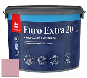Краска Tikkurila Euro Extra 20 краска для стен и потолков цвет V423 Олеандр