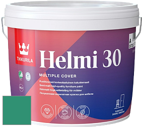 Краска Tikkurila Helmi 30 краска для мебели цвет L373 Изумруд