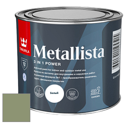 Краска Tikkurila Metallista краска по металлу цвет S385 Оранжерея