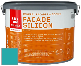 Краска Tikkurila Facade Silicon краска фасадная цвет NCS S 2050-B40G 