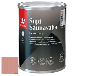 Краска Tikkurila Supi Saunavaha защитный состав для сауны цвет 3468 Роза