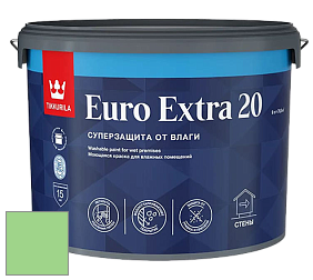 Краска Tikkurila Euro Extra 20 краска для стен и потолков цвет NCS S 0550-G20Y 