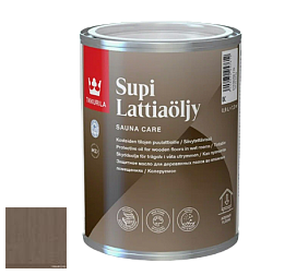 Краска Tikkurila Supi Lattiaöljy защитный состав для сауны цвет 3444 Ежевика