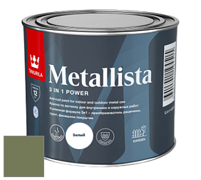 Краска Tikkurila Metallista краска по металлу цвет N385 