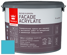 Краска Tikkurila Facade Acrylate краска внутренних и наружных работ цвет NCS S 1050-B10G 