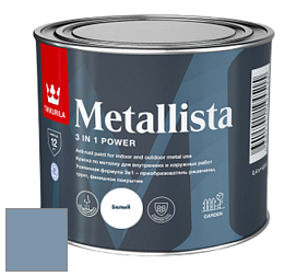 Краска Tikkurila Metallista краска по металлу цвет V431 Дрема