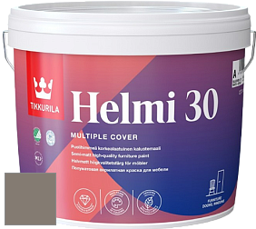 Краска Tikkurila Helmi 30 краска для мебели цвет L487 Крот
