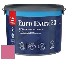 Краска Tikkurila Euro Extra 20 краска для стен и потолков цвет NCS S 1060-R20B 